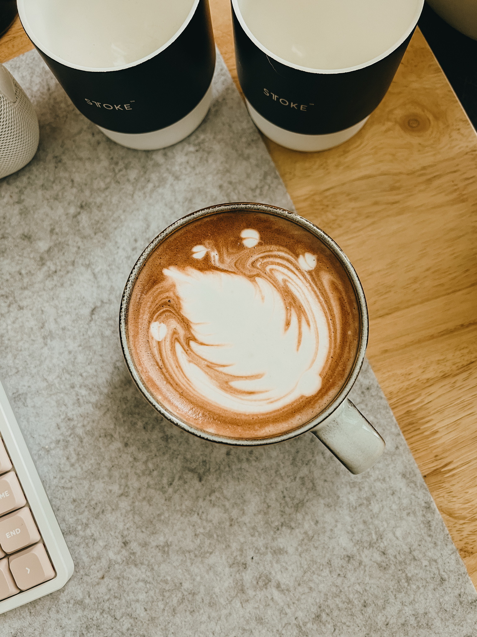 Practising Latte Art
